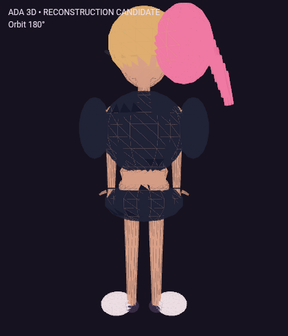 Captured ADA back view